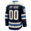 Miehille NHL Columbus Blue Jackets Pelipaita Custom Fanatics Premium 2024-25 Kolmas Navy